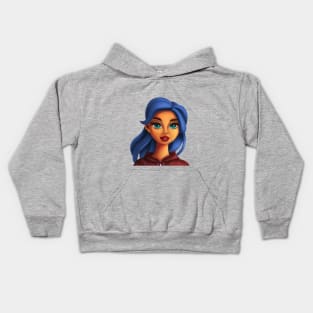 cute girl 4 Kids Hoodie